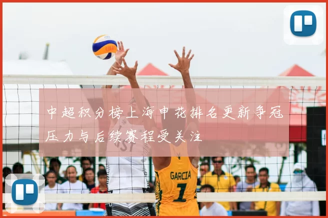 中超积分榜上海申花排名更新争冠压力与后续赛程受关注